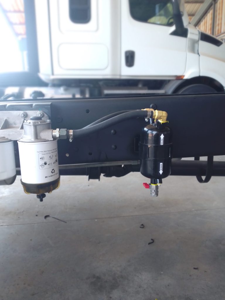 Purificador FC200 en el sector automotriz con maquinaria pesada