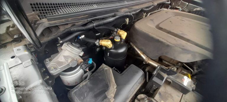Purificador fc200 en el sector automotriz con maquinaria liviana