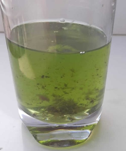 combustible sucio filtrado por el purificador de combustible FC200