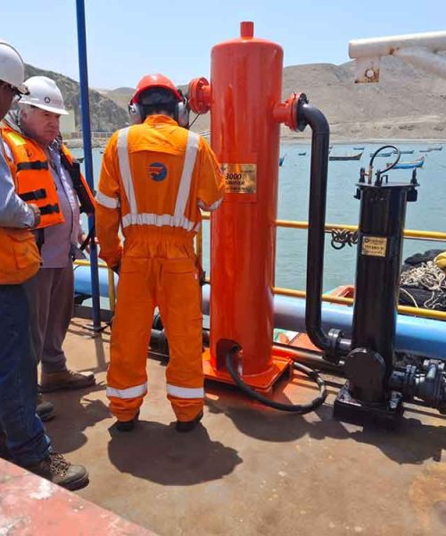 instalación del purificador de combustible y sistema de filtración titano purifisa II