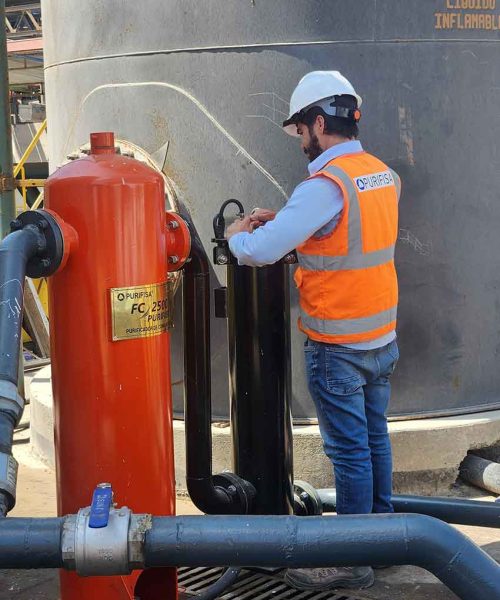 instalación de sistema de filtración y purificación titano purifisa II